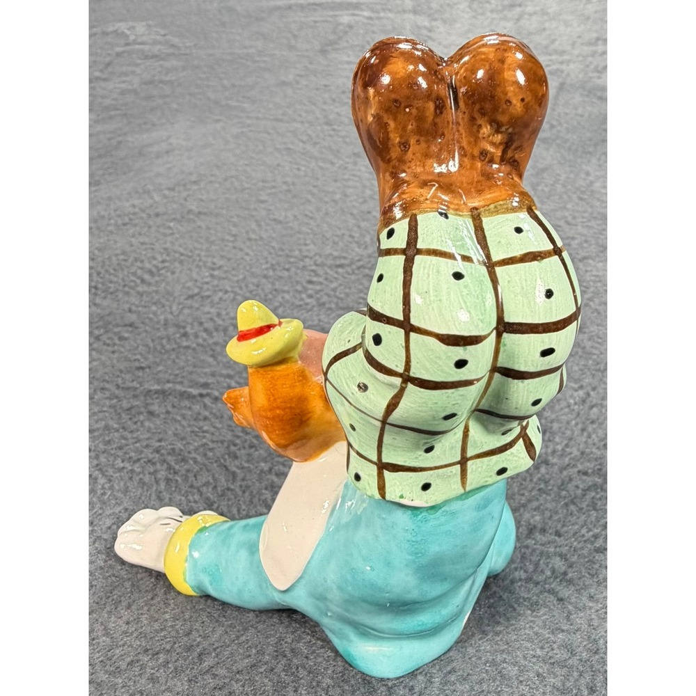 Vintage 1956 Yona Original Ceramic Circus Clown Handstand Acrobat Figurine 5" - Picture 8 of 13